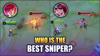 WHO IS THE BEST SNIPER? BEATRIX OR LESLEY? | MOBILE LEGENDS