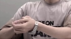 Taking off the watch gave me a real feel for Wonwoo's figure