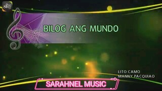 [MAGICSING Karaoke] MANNY PACQUIAO  - BILOG ANG MUNDO  karaoke | Tagalog