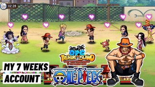 My 7 Weeks Account Progress + Arena and Cross Server Battle Gameplay - OPG: Treasure Island Mobile