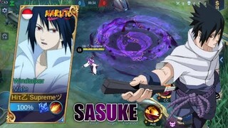 VALE SKIN SCRIPT AS SASUKE UCHIHA | NO PASSWORD - MOBILE LEGENDS