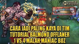 BALMOND KEBANYAKAN DI NERF JADI JARANG DIPAKE PADAHAL 1 VS 4 JUGA AUTO MANIAC