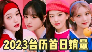 芙粉好能买！从21年几百本疯涨至22年首日万本【IVE台历首日24小时销量】