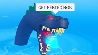 Idiot dies to a Sea Beast, he became Toxic (Blox Fruits)