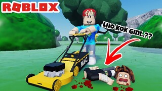 PANGKAS RUMPUT ATAU PANGKAS ORANG.?? - ROBLOX MOWING MASTERS SIMULATOR INDONESIA