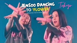 JENSOO dancing to 'FLOWER' [Bornpink in Tokyo dome Day 1]