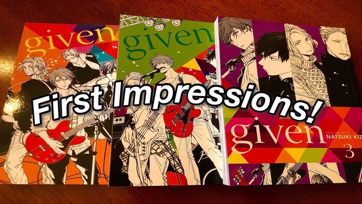 Given: Manga First Impressions!