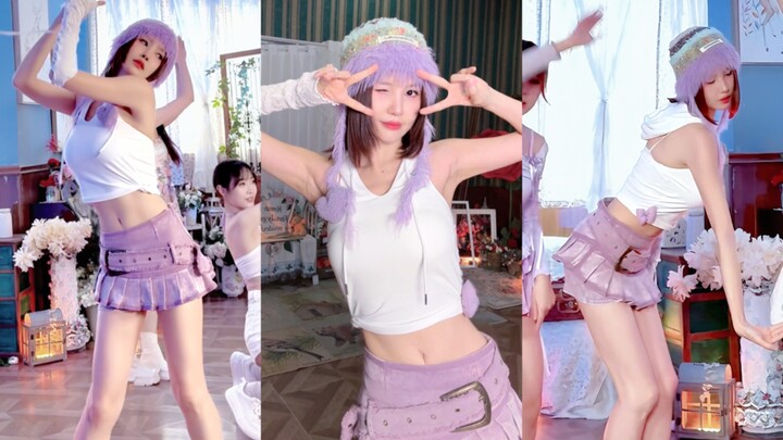 Huyền thoại tím Feifei! Đăng ký IZNA cover dance thẳng