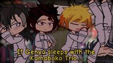 Hashiras react to if Genya sleeps with the Kamaboko Trio || GCRV || Demon Slayer ||