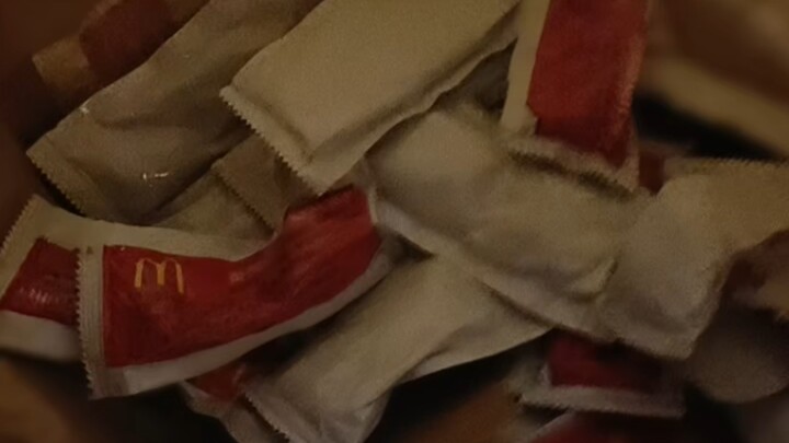 Tôi bảo McDonald’s cho thêm mấy gói tương cà, đừng keo kiệt như KFC, thế mà họ đưa hẳn 22 gói! [Cười