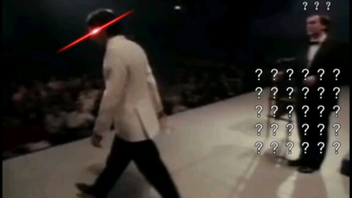 Mr. Bean's famous scene of receiving the award