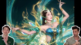 عندما يشاهد الأجانب رقصة الطاووس لسونغ تشيان | رد فعل | نجوم | تصدير الثقافة | رقصة طاووس قومية داي 