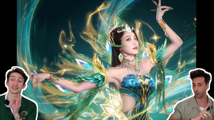 当外国人看宋茜孔雀舞｜reaction｜明星｜文化输出｜傣族孔雀舞｜中国非遗｜经典｜娱乐｜生活｜舞蹈｜女神｜颜值｜反应视频｜法语