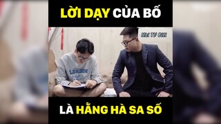 Lời dạy của bố là phải nghe nha