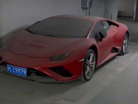 The Lamborghini is sitting in the basement, gathering dust, and never being driven. Did the owner fo
