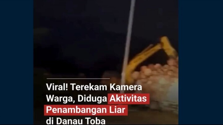 Viral rekaman warga yang diduga menunjukkan aktivitas penebangan atau penambangan liar di kawasan pe
