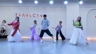 【Bai Xiaobai】Kartu poin yang nyaman "Bunga dan Hujan Jatuh" versi kelas koreografi jazz gaya Cina