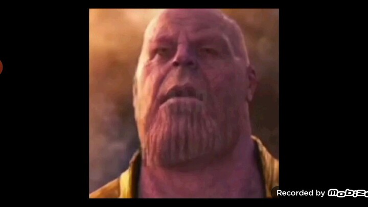 Thanos get Rickrolled by Rick astley