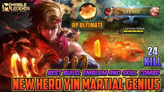 Yin Mobile Legends , New Hero Yin Gameplay Best Build And Skill Combo - Mobile Legends Bang Bang