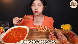 ĂN SẬP THẾ GIỚI 58 Cheese Rosé Tteokbokki & Corn Dogs Mukang #amthuc