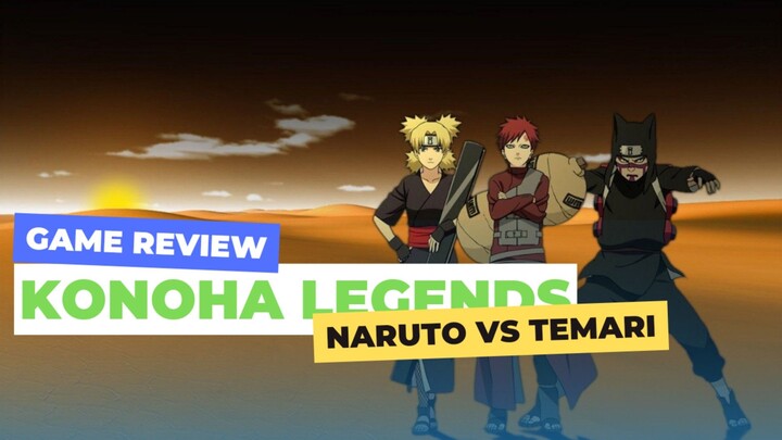 Lanjutin terus main game anime Konoha Legends. makin seru guys