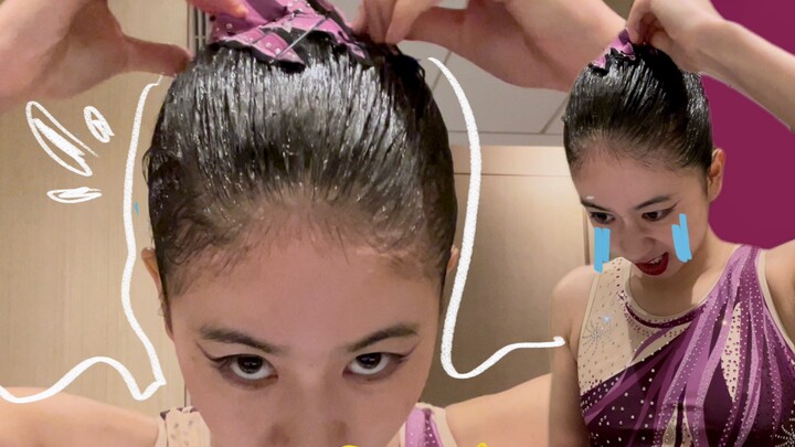 เบื้องหลังความสวยงามและแวววาวของกีฬาระบำใต้น้ำ｜หัวน้ำตาล? แชมพูเจลช่างเหนื่อยจริงๆ