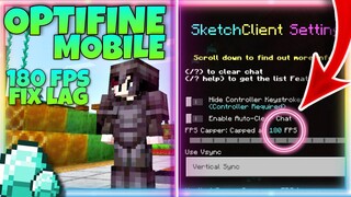 NEW!! OPTIFINE / Client MCPE 2021 1.16+ | FIX LAG | Boost 180 FPS | Minecraft pe