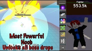 Fighter Class 500k TP *NOOB* Solo Unlocks All Boss Drops in Anime Fighting Simulator Roblox