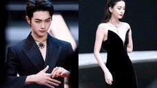 [Xu Kainaza] งานแบรนด์ Bulgari ในวันนี้ Reuters! หนุ่มหล่อและสาวสวยกำลังนั่งอยู่ด้วยกันในศาล