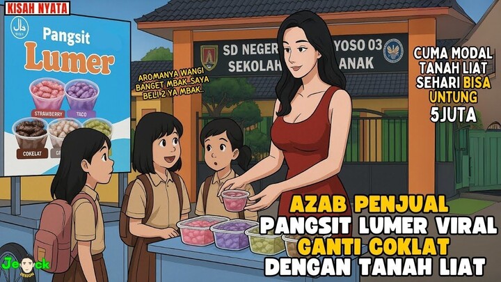 AZAB PENJUALPANGSIT LUMER VIRAL GANTI COKLAT DENGAN TANAH LIAT  ANIMASI AZAB