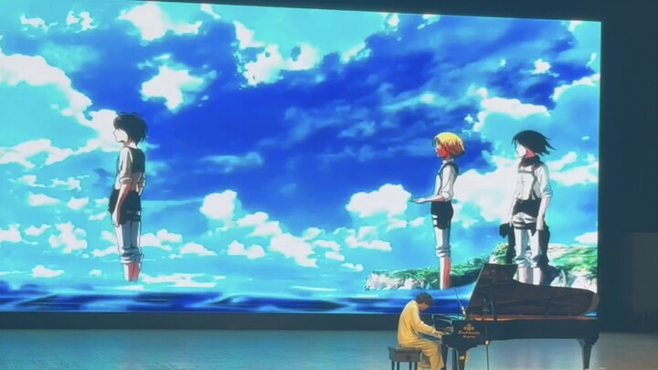 The last song of the graduation party is "To you two thousand years later... or... twenty thousand y