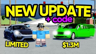 *NEW* $50K CODE & New Vehicles! Driving Empire Update