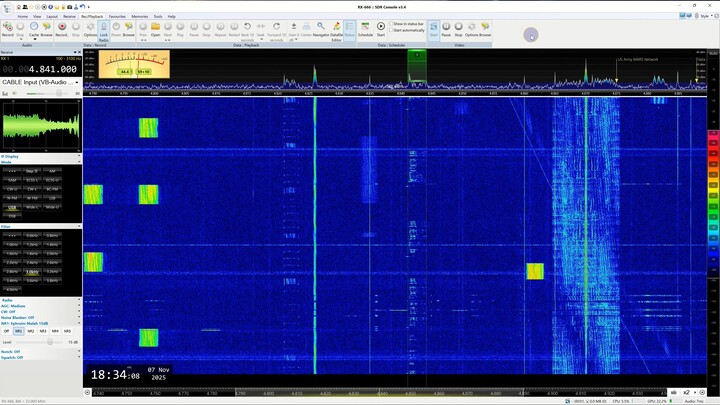 4841 Khz  -Türkiye Navy