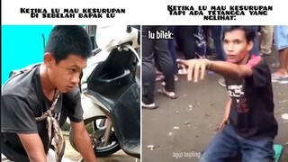 Dayat pecel vs Alok batagor