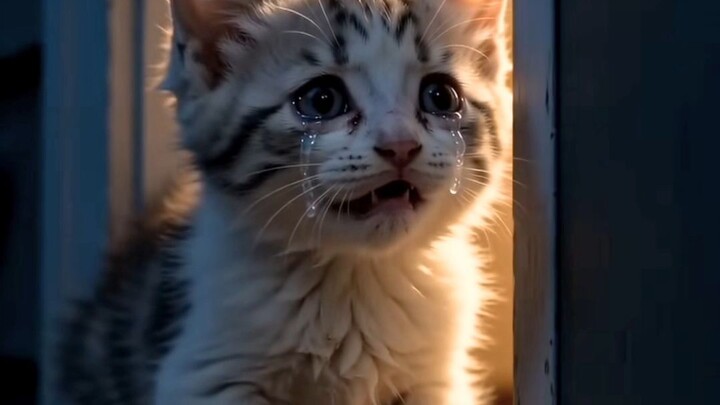 A Heartwarming Story of a Hungry Kitten and a Kind-Hearted Little Girl #CatLove, #EmotionalStory,