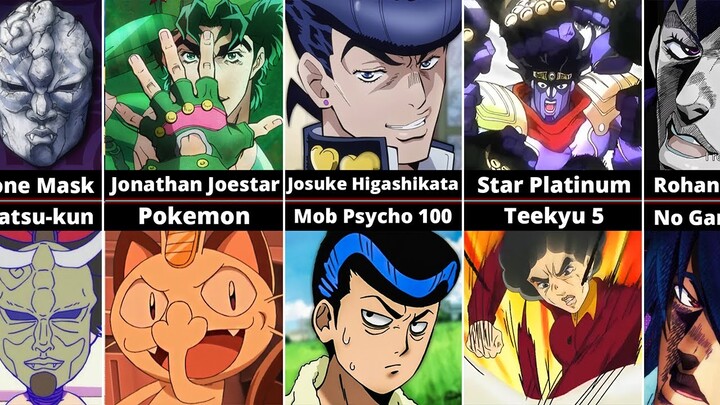 JoJo References in Different Animes and Manga