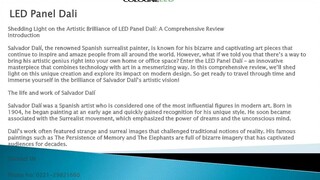 LED Panel Dali