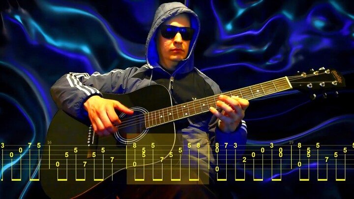 Gregorian - Moment of Peace (fingerstyle gpt tabs) on acoustic guitar