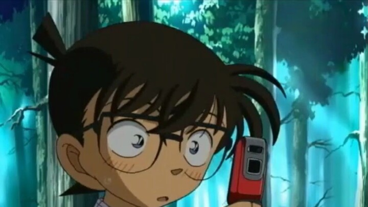 Conan’s reaction when the photo of Mao Lilan’s character was seen