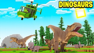 OUR JURASSIC HELICOPTER IS READY! - Minecraft Dinosaurs