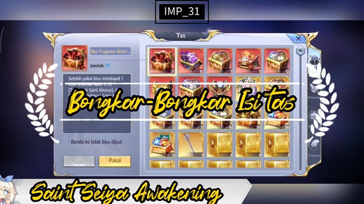Bongkar Isi tas setelah Idul Adha