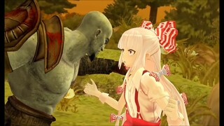 [MMD Touhou X GoW] Baldur but replaced with Mokou