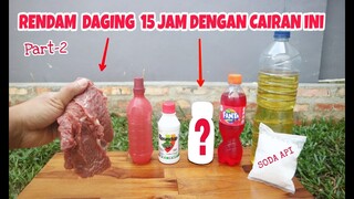 CAIRAN PALING BERBAHAYA.. 15 JAM DIRENDAM, Daging Sampai Hancur Seperti ini #experiment