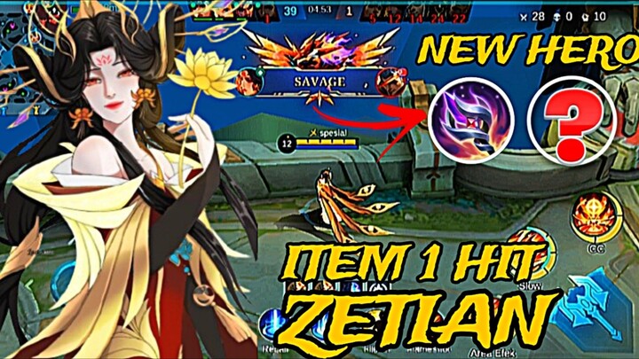 NEW HERO ZETIAN !!ITEM 1 HIT 😱 WAJIB COBA NIH 🔥