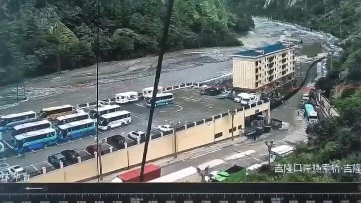 flashflood destruction in Nepal China border