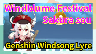 [Genshin Windblume Festival Windsong Lyre] Play [Sakura sou]