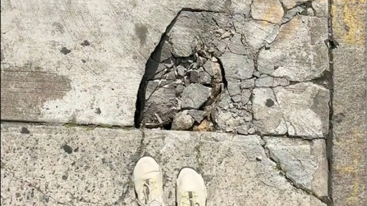 You'd better watch your step when walking in New York.