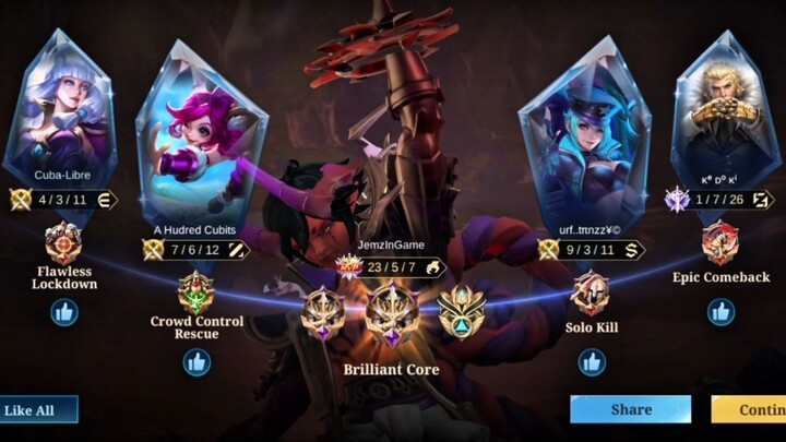 Brilliant Core "The Turtle Stealer" |JemzInGame Dyroth Plays (40) | Mobile Legends