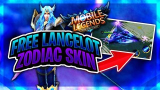 FREE! Lancelot Zodiac Skin | MLBB