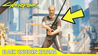 How To UNLOCK The Black Unicorn KATANA in Cyberpunk 2077 (Cyberpunk 2077 Easter eggs & Secrets)